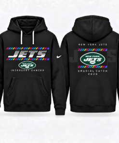 New York Jets 2026 Crucial Catch Graphic Hoodie Version 3 for Football Fans