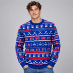 New York Rangers Ugly Christmas Sweater 2026 Holiday For Hockey Fans