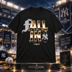 New York Yankees Fall In Yankees 2026 Postseason Locker Room Graphic T-Shirt for Baseball Fans