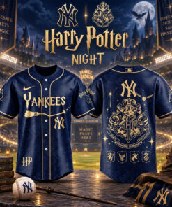 New York Yankees Harry Potter Night 2026 Navy Baseball Jersey