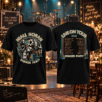 Niall Horan Live on Tour 2026 Dinner Party Graphic Shirt for Niall Horan Fans