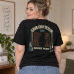 Niall Horan Live on Tour 2026 Dinner Party Graphic Shirt for Niall Horan Fans