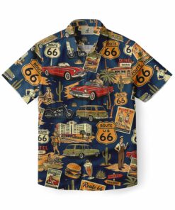 Route 66 Midnight Diner Hawaiian Shirt