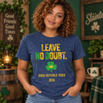 Notre Dame Fighting Irish Leave No Doubt Irish Revenge Tour 2026 Graphic Shirt for College Football Fans
