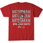 Ohio State Buckeyes Football Jeremiah Smith Heisman Hopeful Name Pose Graphic Shirt for College Football Fans
