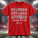 Ohio State Buckeyes Football Julian Sayin Heisman Hopeful Name Pose Graphic Shirt for College Football Fans