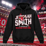 Ohio State Buckeyes Jeremiah Smith All-Time Receiving Yards Record Graphic Shirt for College Football Fans