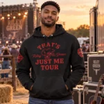 Oklahoma Sooners x Riley Green Thats Just Me Tour 2026 Black Hoodie