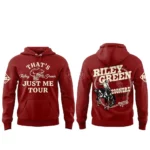 Oklahoma Sooners x Riley Green Thats Just Me Tour 2026 Red Hoodie
