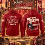 Oklahoma Sooners x Riley Green Thats Just Me Tour 2026 Red Hoodie