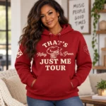 Oklahoma Sooners x Riley Green Thats Just Me Tour 2026 Red Hoodie