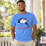 Ole Miss Rebels Football Head Coach Visor Graphic Shirt for College Football Fans