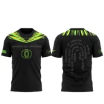 Oregon Ducks 2026 Origin of Speed Black Graphic Shirt for College Football Fans