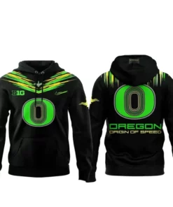 Oregon Ducks Origin of Speed 2026 Forest Night Green Hoodie