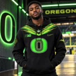 Oregon Ducks Origin of Speed 2026 Forest Night Green Hoodie