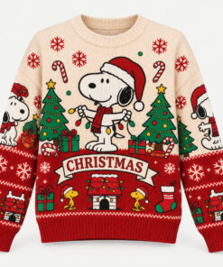 Peanuts Snoopy Winter 2026 Ugly Christmas Sweater For Peanuts Fans