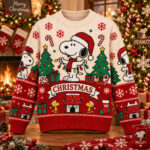 Peanuts Snoopy Winter 2026 Ugly Christmas Sweater For Peanuts Fans