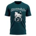 Philadelphia Eagles x Hello Kitty Little Miss 2026 Graphic T-Shirt for Football and Hello Kitty Fans