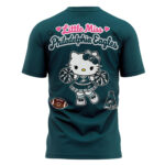 Philadelphia Eagles x Hello Kitty Little Miss 2026 Graphic T-Shirt for Football and Hello Kitty Fans