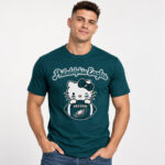 Philadelphia Eagles x Hello Kitty Little Miss 2026 Graphic T-Shirt for Football and Hello Kitty Fans