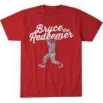 Philadelphia Phillies Bryce Harper The Redeemer Graphic Shirt for Baseball Fans