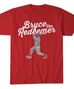 Philadelphia Phillies Bryce Harper The Redeemer Graphic Shirt for Baseball Fans