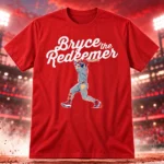 Philadelphia Phillies Bryce Harper The Redeemer Graphic Shirt for Baseball Fans