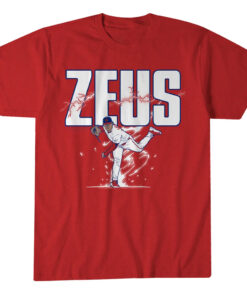 Philadelphia Phillies Jesús Luzardo Zeus Graphic Shirt for Baseball Fans