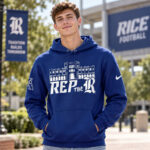 Rice Owls Rep The R 2026 Graphic Shirt for College Sports Fans