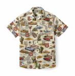 Route 66 Minimalist Desert Road Hawaiian Shirt