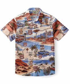 Route 66 Coastal Vacation Hawaiian Shirt