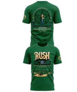 Rush 2026 Fifty Something Tour TD Garden Boston Massachusetts Graphic T-Shirt for Rush Fans