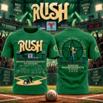 Rush 2026 Fifty Something Tour TD Garden Boston Massachusetts Graphic T-Shirt for Rush Fans