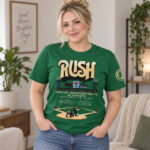 Rush 2026 Fifty Something Tour TD Garden Boston Massachusetts Graphic T-Shirt for Rush Fans