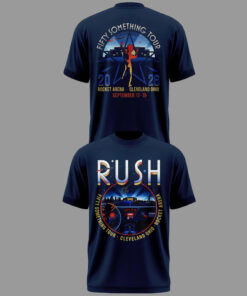 Rush Fifty Something Tour 2026 Cleveland Graphic Shirt for Rush Fans