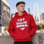 SMU Mustangs Football Keep Dallas Normal Graphic Shirt for College Football Fans