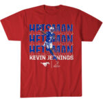 SMU Mustangs Football Kevin Jennings Heisman Hopeful Name Pose Graphic Shirt for College Football Fans