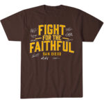 San Diego Padres Baseball Fight For The Faithful Graphic Shirt for Baseball Fans