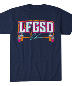 San Diego Padres Ethan Salas LFGSD Graphic Shirt for Baseball Fans