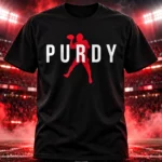 San Francisco 49ers Air Brock Purdy Graphic Shirt for Football Fans