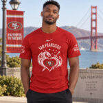 San Francisco 49ers Fourth Wing Night 2026 Red Graphic Shirt for Football Fans