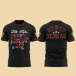 San Francisco 49ers Latino Heritage Month 2026 Black Graphic Shirt for Football Fans