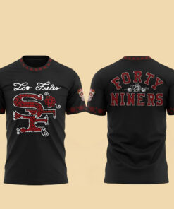 San Francisco 49ers Latino Heritage Month 2026 Black Graphic Shirt for Football Fans