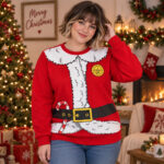 Santa Claus Christmas 2026 Ugly Sweater