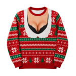 Santa Funny Christmas Ugly Sweater 2026