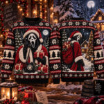 Scream Ghostface Santa Claus Christmas Holiday 2026 Ugly Sweater