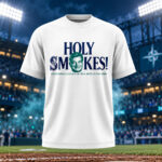 Seattle Mariners Holy Smokes Rick Rizzs Graphic Shirt for Baseball Fans
