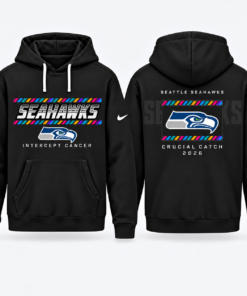 Seattle Seahawks 2026 Crucial Catch Graphic Hoodie Version 3 for Football Fans