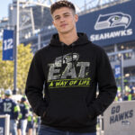 Seattle Seahawks Coach Mike Macdonald 2026 Effort Angles Tackling Graphic Shirt for Football Fans
