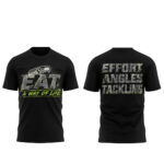 Seattle Seahawks Coach Mike Macdonald 2026 Effort Angles Tackling Graphic Shirt for Football Fans